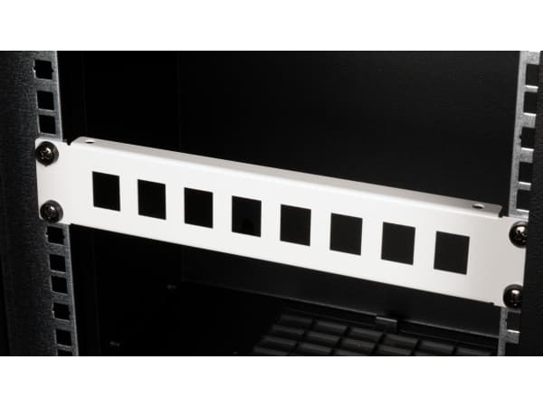 Equip EZKP-10-G, Keystone-panel, Grå, Metall, 1U, 25,4 cm (10"), 254 mm