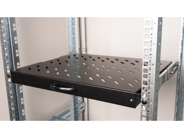 Equip EZVS-19-1-60-B, Utdragshylla, Svart, Turkiet, 48,3 cm (19"), 485 mm, 368 mm