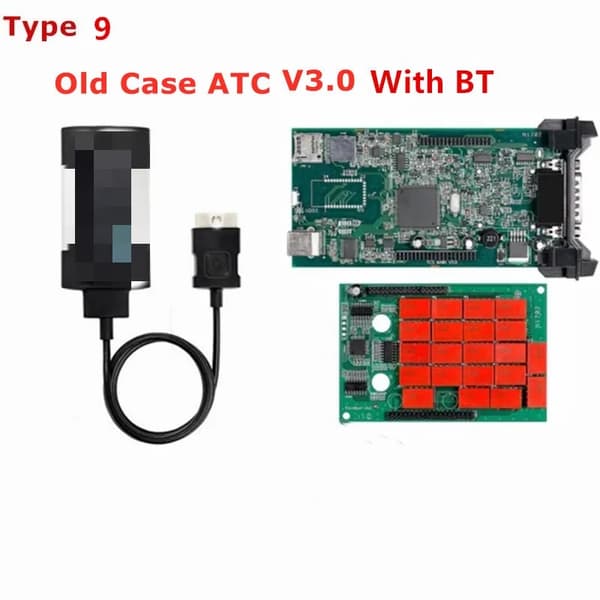 OBDII-skanner, Bluetooth-kompatibel, bil- och lastbilsdiagnostikverktyg, DS V9 PCB, Bluetooth-Suite
