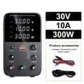 Miniatyrbillede 1 af 2: Justerbar DC-strømforsyning, Programmerbar Hukommelsesfunktion, Stabiliseret Spændingsregulering, 60V 5A