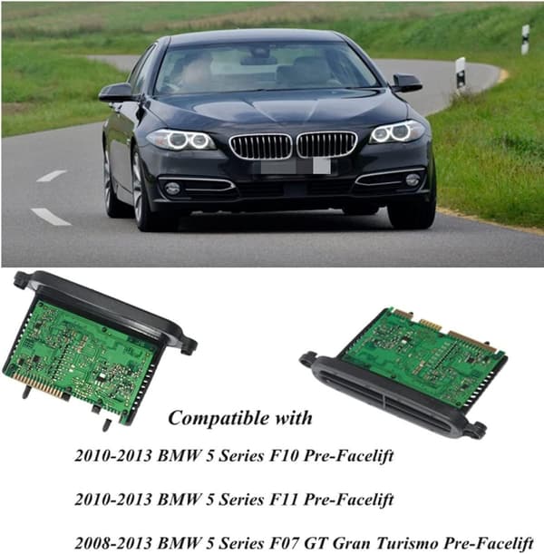 Strålkastarmodul, xenonballast, BMW 5-serien