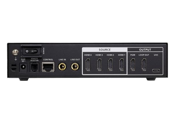 ATEN UC3430, Svart, HDMI, 3840 x 2160 pixlar, Metall, Taiwan, 3840 x 2160 1920 x 1080 1280 x 720