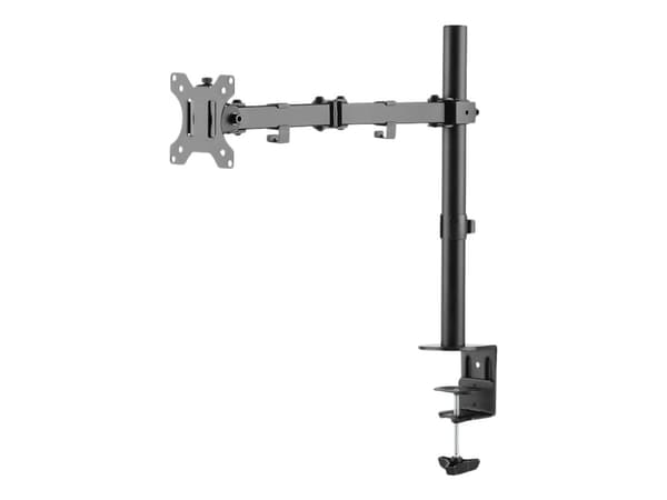 Neomounts FPMA-D550 - Monteringssett - full bevegelse - for LCD-skjerm - stål - svart - skjermstørrelse: 10"-32" - klemmemonterbar, malje, skrivebord