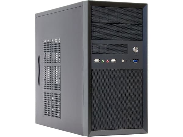 Chieftec Mesh Series CT-01B - Tower - micro ATX - ingen strömförsörjning (ATX12V 2.3/ PS/2) - USB/ljud