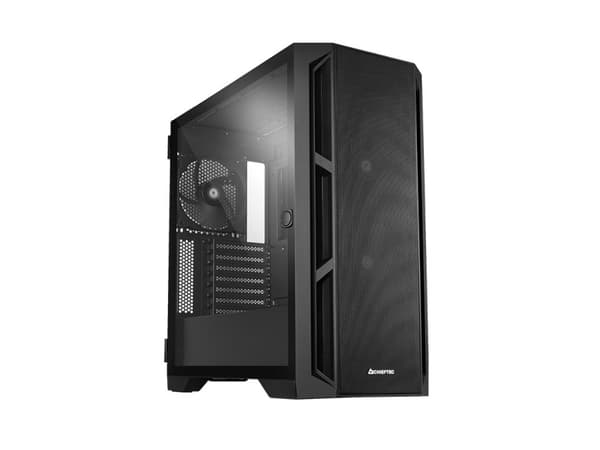Chieftec Gamer Series APEX AIR - Torni - ATX - sivupaneeli ikkunalla (karkaistu lasi) - Ei virtalähdettä (ATX) - musta - USB/ääni