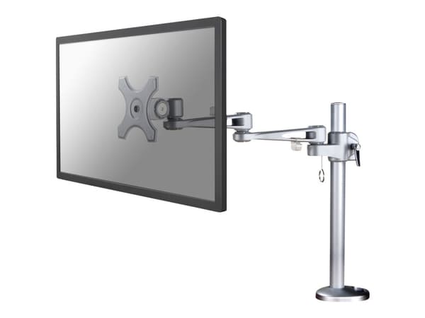 Neomounts FPMA-D935G - Monteringssett - full bevegelse - for LCD-skjerm - sølv - skjermstørrelse: 10"-30" - malje, skrivebordsmonterbar Sølv