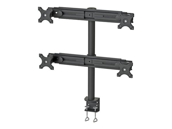 Neomounts FPMA-D700D4, Puristin, 8 kg, 48,3 cm (19"), 76,2 cm (30"), 100 x 100 mm, Musta musta