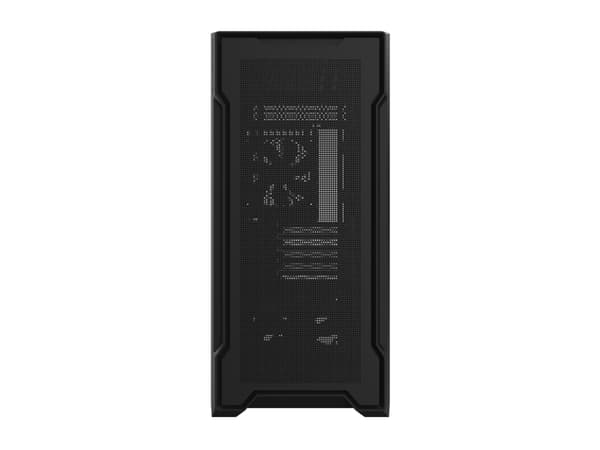 Gigabyte C102 Glass - Mid tower - mini-ITX - sidepanel med vindu (herdet glass) - ingen strømforsyning (ATX) - svart - USB/lyd