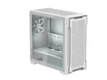 Miniatyrbild 3 av 5: Gigabyte C102 GLASS ICE - Mid tower - mini ITX / micro ATX - genomskinlig sidopanel (härdat glas) - ingen strömförsörjning (ATX) - vit - USB/ljud