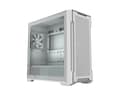 Miniatyrbild 2 av 5: Gigabyte C102 GLASS ICE - Mid tower - mini ITX / micro ATX - genomskinlig sidopanel (härdat glas) - ingen strömförsörjning (ATX) - vit - USB/ljud