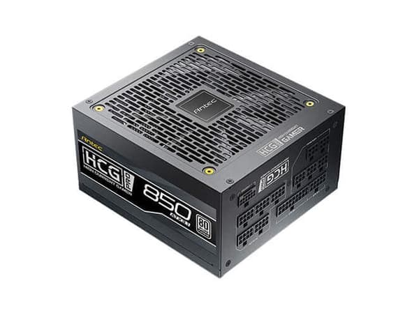 Antec strømforsyning Antec HCG 850 PRO P EC ATX3.1 Modular 80+ Platinum retail - PC/Server strømforsyning (0-761345-20009-7) Sort