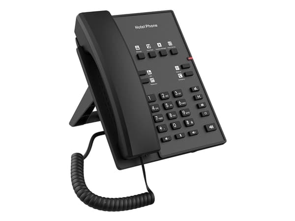 Fanvil H1, IP-telefon, Svart, Skrivbord/vägg, 2 linjer, G.711a, G.722, G.723.1, G.726, G.729ab, Snabb Ethernet