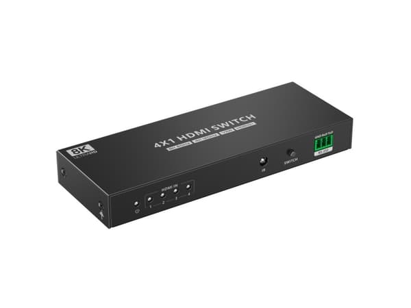 Techly IDATA-HDMI-2148KT, HDMI, Micro-USB, Svart, 7680 x 4320 pixlar, 8K Ultra HD, Dolby Vision
