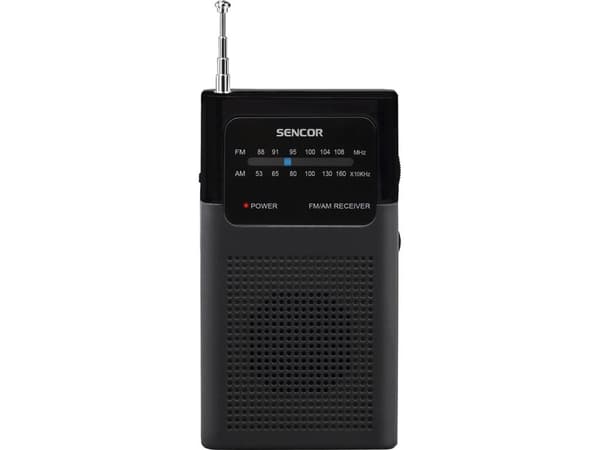 Sencor SRD 1100 B, Analog, AM, FM, 87,5 - 108 MHz, 530 - 1600 kHz, 0,3 W, 8 O