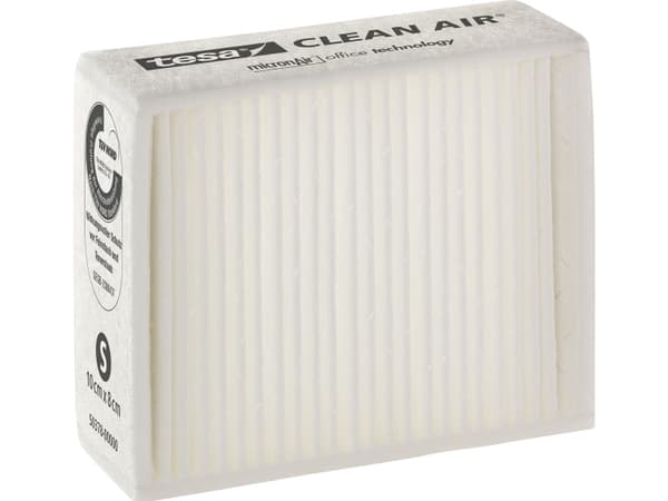 TESA Clean Air, Hvid, S, 94%, TÜV NORD, 100 mm, 80 mm