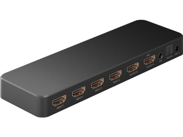 Goobay HDMI™ Matrix Switch 4 til 2 (4K @ 60 Hz) (58479)