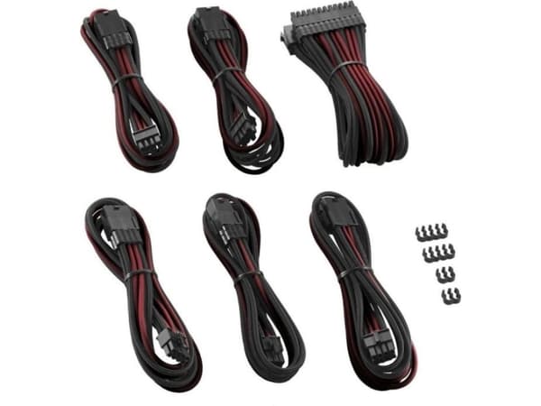 Cablemod CM-PCAB-BKIT-NKCR-3PK-R, Hiili, Punainen, 170 mm, 50 mm, 250 mm, 516 g