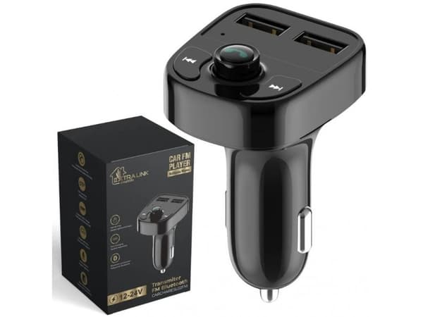 Extralink Smart Life Fm 2x USB-A, czarny