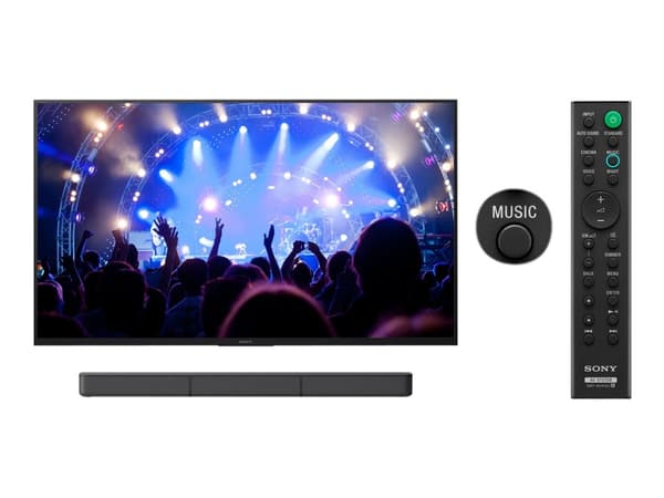 Sony HT-S20R - Soundbar - för hemmabio - 5.1-kanals - trådlös - Bluetooth - 400 Watt (Total)
