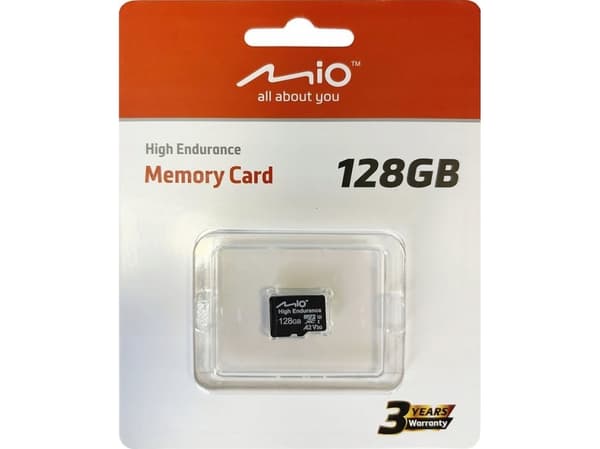 Minnekort MIO High-Endurance | 128 GB | MicroSD | Flash-minne klasse UHS-I