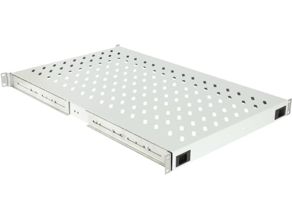 Lanview by Logon - Rackhylle - skapmonterbar - hvit - 1U - 19"