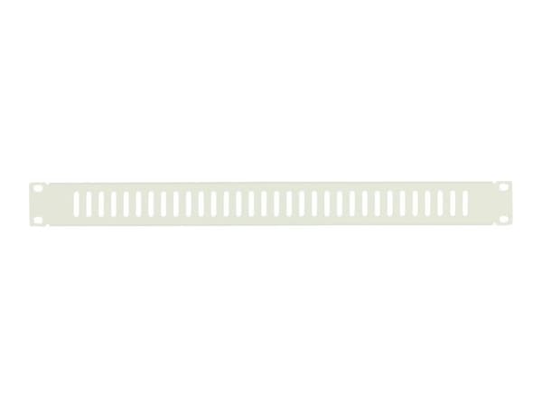 Lanview by Logon - Tomt panel - vented - rackmonterbar - hvit - 1U - 19"