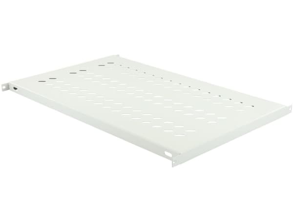 Lanview by Logon - Hylla för rack - tray for cabinets, d=1000 - vit, RAL 7035 - 1U - 19"