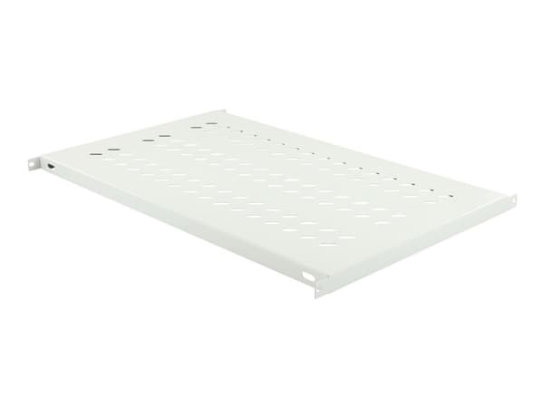 Lanview by Logon - Hylla för rack - tray for cabinets, d=1000 - vit, RAL 7035 - 1U - 19"