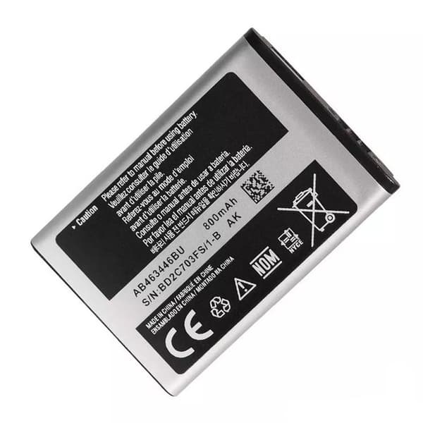 Samsung Replacement AB463446BU Battery Samsung E1120 E250 E900 Li-Ion 800mAh (NO LOGO)