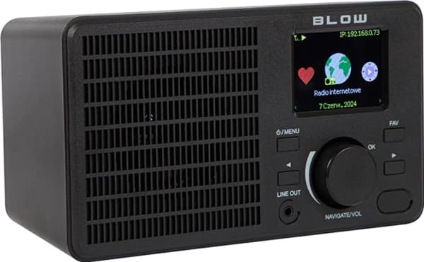 Radio Blow 77-590# Kannettava internet-radio blow ri1