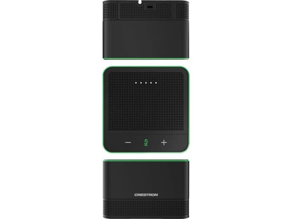 Crestron Flex UC-AUDIO-POD-B - Neuvottelupuhelin handsfree - DECT - langaton - musta
