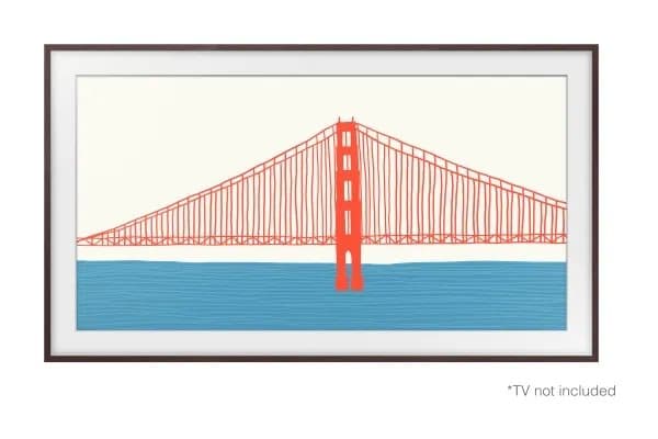 Samsung VG-SCFA50BWB/XC, Ramme, Brun, Plast, 127 cm (50"), Samsung, The Frame LS03A (2021) 50'''' The Frame LS03B (2022-23) 50'''