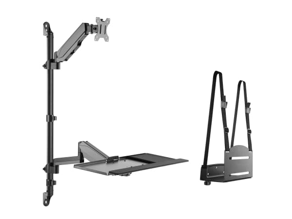 Equip 650170, 81,3 cm (32"), 8 kg, 100 x 100 mm, Høydejustering, 9,48 kg, Sort Sort