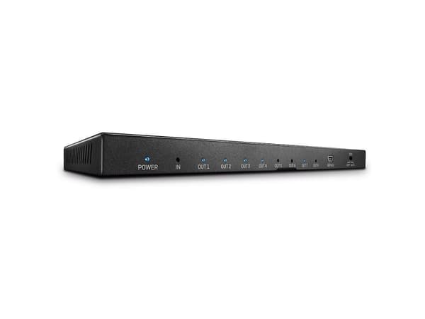 Lindy 38237, HDMI, 8x HDMI, 3840 x 2160 piksler, Sort, Metall, 4K Ultra HD