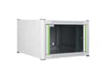 Miniatyrbild 5 av 5: Lanview by Logon - Rack skåp - 60 x 56 - väggmontering - vit, RAL 7035 - 6U - 19"
