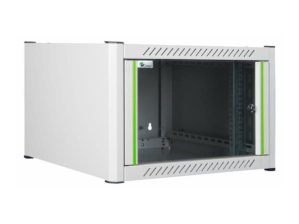 Lanview by Logon - Rack skåp - 60 x 56 - väggmontering - vit, RAL 7035 - 6U - 19"
