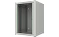 Miniatyrbilde 3 av 5: Lanview by Logon - Rack skap - 60 x 56, pro - veggmonterbar - hvit, RAL 7035 - 16U - 19"