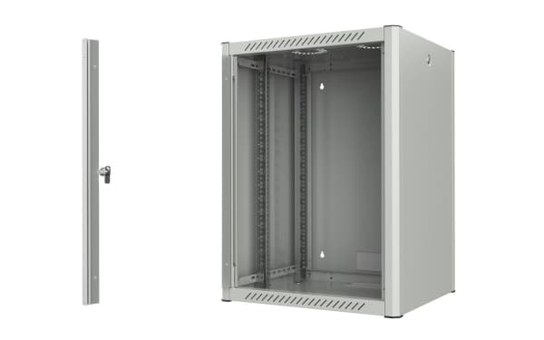 Lanview by Logon - Rack skap - 60 x 56, pro - veggmonterbar - hvit, RAL 7035 - 16U - 19"