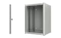 Miniatyrbilde 5 av 5: Lanview by Logon - Rack skap - 60 x 56, pro - veggmonterbar - hvit, RAL 7035 - 16U - 19"