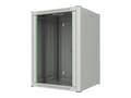 Miniatyrbilde 1 av 5: Lanview by Logon - Rack skap - 60 x 56, pro - veggmonterbar - hvit, RAL 7035 - 16U - 19"