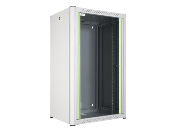 Lanview by Logon - Rack skåp - 60 x 45, pro - väggmontering - vit, RAL7035 - 20U - 19"