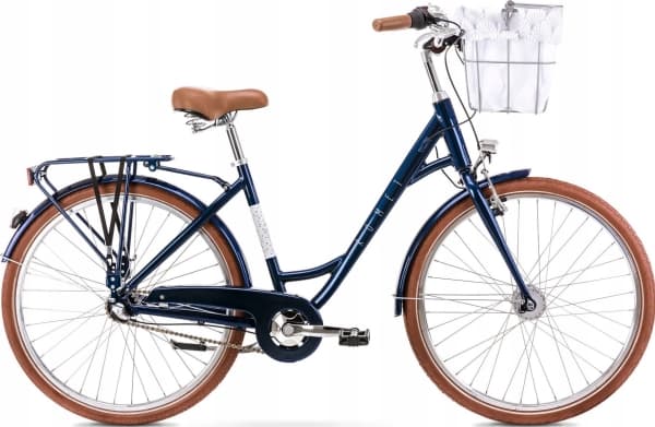 Romet Polkupyörä Romet Pop Art Classic 28" Alu 2022 sininen matto-20" / L (Koko: 20" / L)