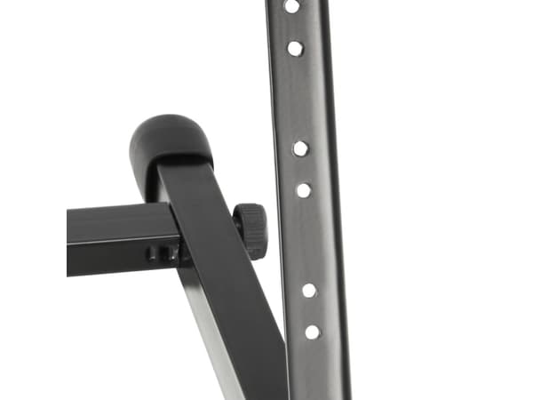 adam hall STRS12U, Sort, Stål, Gulv, 530 mm, 355 mm, 525 mm