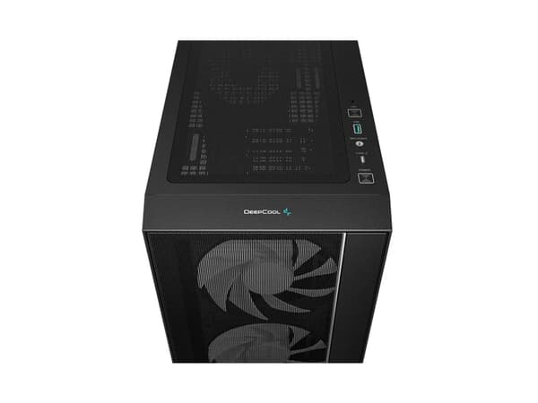 DeepCool MATREXX 55 MESH V4 C, Midi Tower, PC, Svart, ATX, micro ATX, Mini-ITX, ABS synthetics, SPCC, Spela