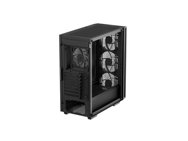 DeepCool MATREXX 55 MESH V4 C, Midi Tower, PC, Svart, ATX, micro ATX, Mini-ITX, ABS synthetics, SPCC, Spela