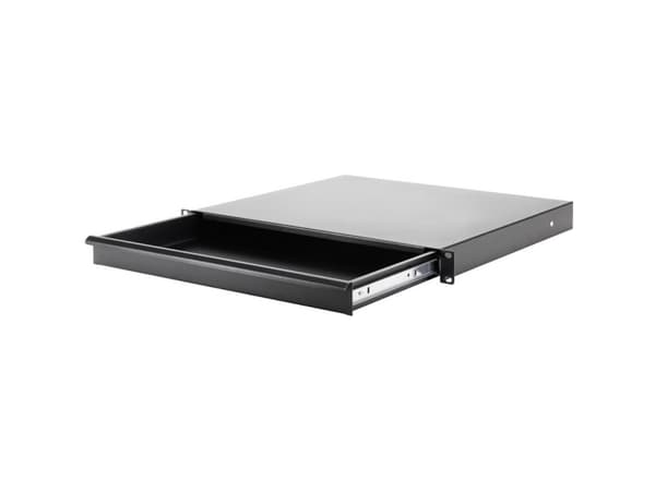 adam hall 87401E, Svart, Stål, 1U, 48,3 cm (19"), 434 mm, 392 mm