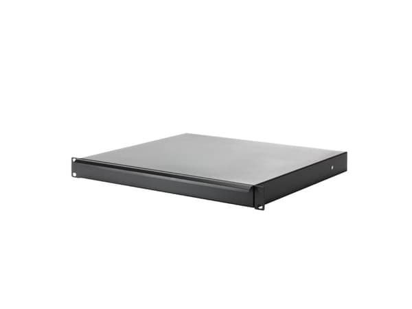 adam hall 87401E, Svart, Stål, 1U, 48,3 cm (19"), 434 mm, 392 mm