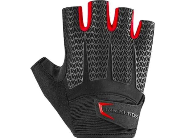 RockBros Rockbros S169BR XXL sykkelhansker med geleinnlegg - svart og rød