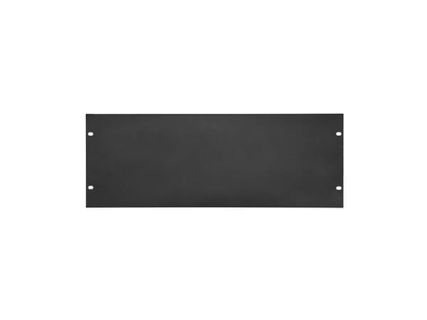 adam hall 8724STL, Blank panel, Svart, Stål, 4U, 48,3 cm (19"), 1,5 mm