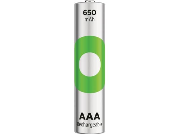 GP Batteries 201248, Oppladbart batteri, AAA, Nikkelmetallhydrid (NiMH), 1,2 V, 2 stykker, 650 mAh
